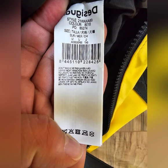 Desigual yellow padded tote - Picture 7 of 10